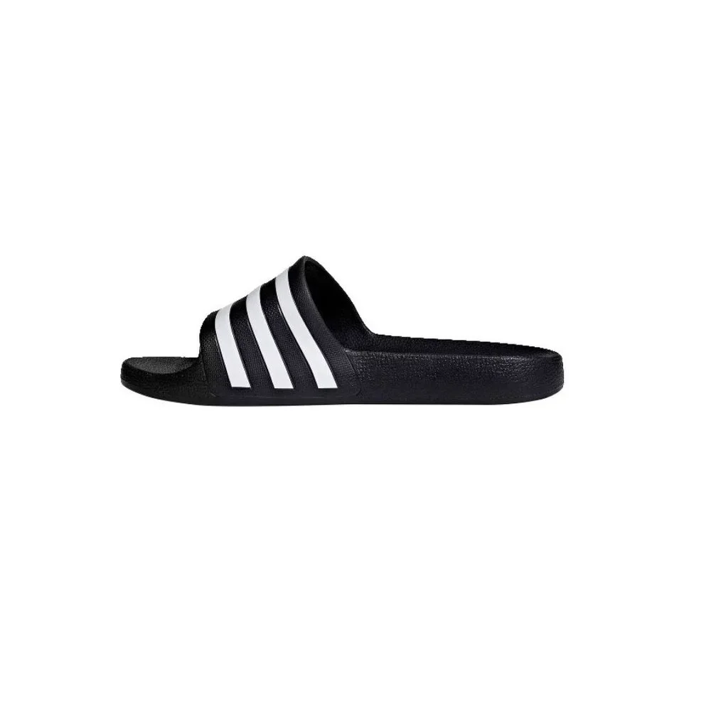 NEW Adidas Adilette Aqua Slide Sandals Black White Men 10 Women‎ 11